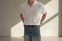 Men’s Hollow Mesh Polo Shirt