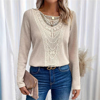 Cream Lace Knit Sweater