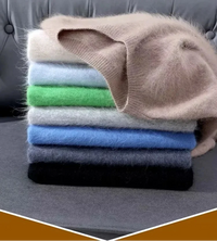 Men’s Short-Sleeve Knit Sweater - Cashmere-Feel Knit Tee