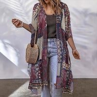 Boho Floral Kimono Jacket