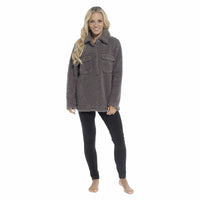 Daisy Dreamer Women's Sherpa Lounge Set With Double Pocket Top And Leggings Ultra-Soft